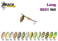Блесна AKARA Long 5031 (вертушка, 6 гр.,  0, цв. 175)