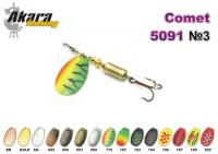 Блесна AKARA Comet 5091 (вертушка, 8 гр.,  3, цв. 009)