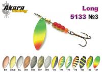 Блесна AKARA Long 5133 (вертушка, 10 гр.,  3, цв. GOLD)