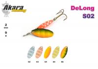 Блесна AKARA DeLong S02 (вертушка, 9 гр.,  2, цв. 06)