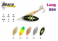 Блесна AKARA Long S04 (вертушка, 9 гр.,  3, цв. 06)
