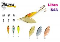 Блесна AKARA Libra S43 (вертушка, 12 гр.,  4\1, цв. 03)