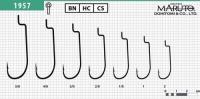 Крючки MARUTO 1957 ( 1/0, BN, оффсетные)