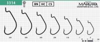Крючки MARUTO 3314 ( 4/0, BN, оффсетные)