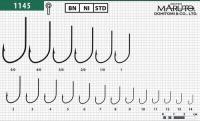 Крючки MARUTO 1145 ( 10, BN, универсальные)