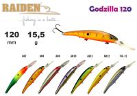 Воблер RAIDEN Godzilla   (15,5 гр., 120 мм, цв. AB9)