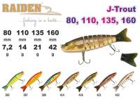 Воблер RAIDEN J-Trout   (7,2 гр., 80 мм, цв. 392)