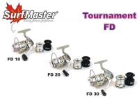 Безин. катушка SURF MASTER Tournament FD-20 (5+1 bb, 0,25/110 мм/м, 5,2:1) с 2 зап.шп.