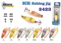 Зимняя блесна Ice Jig 3423 (верт., 35 мм, 6 г, цвет: Cu/Ni)