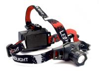 Фонарик ZT-6522 налобный (к-во дидов: 1,  элем. питания: 3 x AAA)